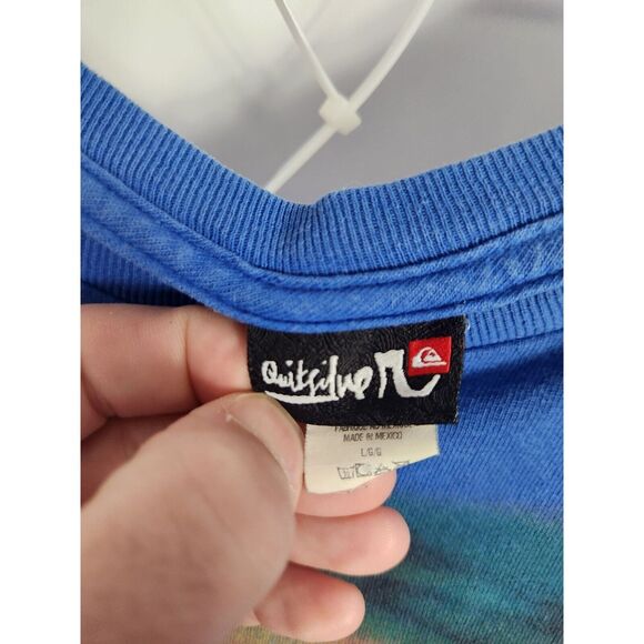 Excellent Condition Vintage 90s Quiksilver T men's large - Picture 3 of 4